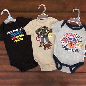 Misc Baby Boy Onsies 3/6 Months